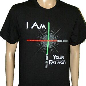 Star Wars T-Shirt I AM YOUR FATHER Black Sz M Tee